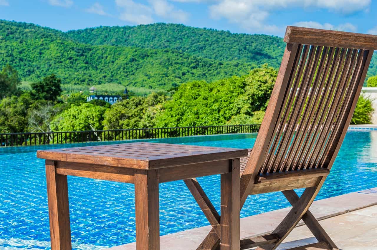 Outdoor teak furniture adds elegance and functionality