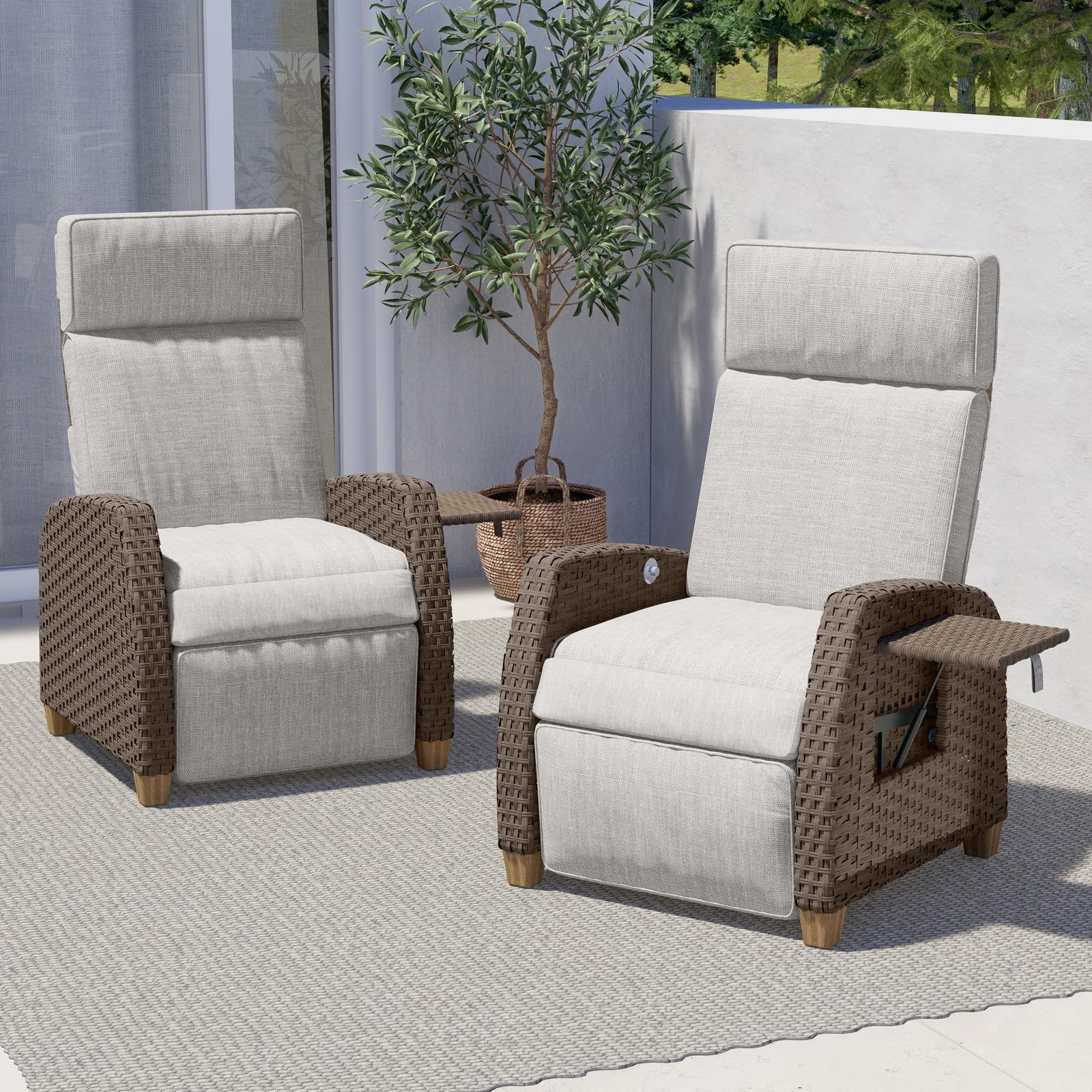 patio recliner chair