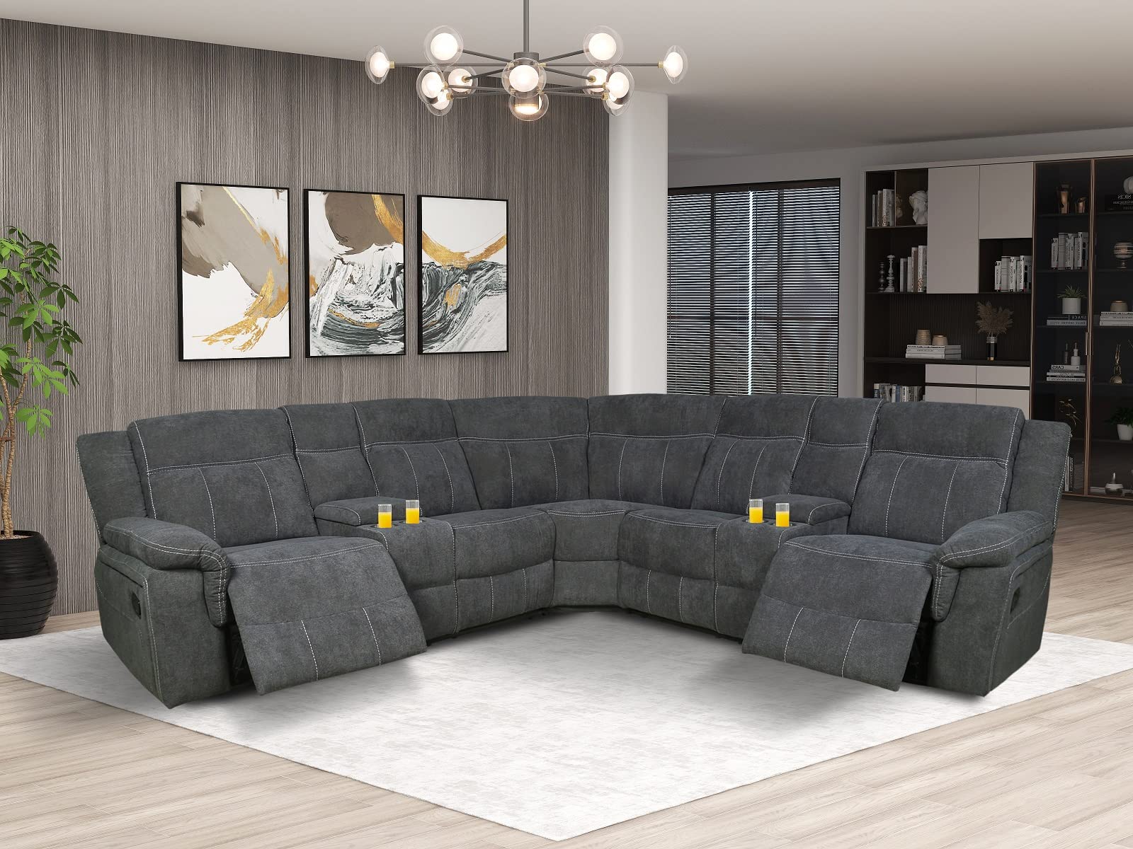 recliner sectional sofa