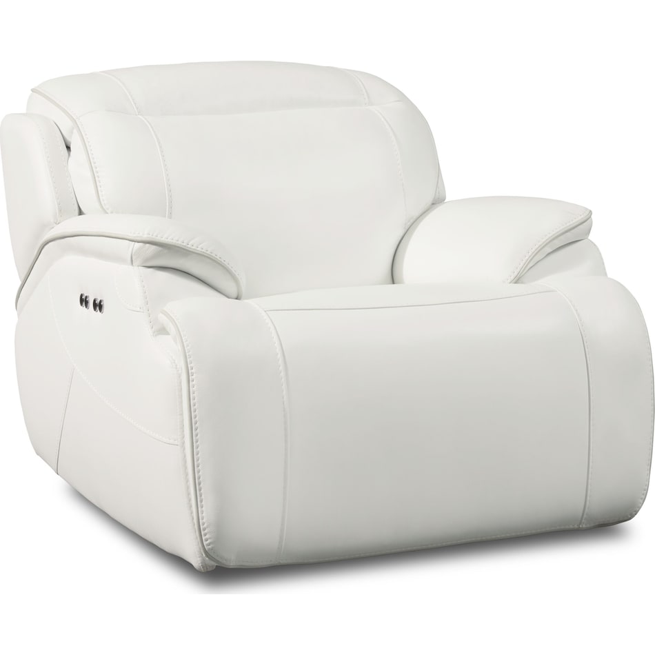 white recliner