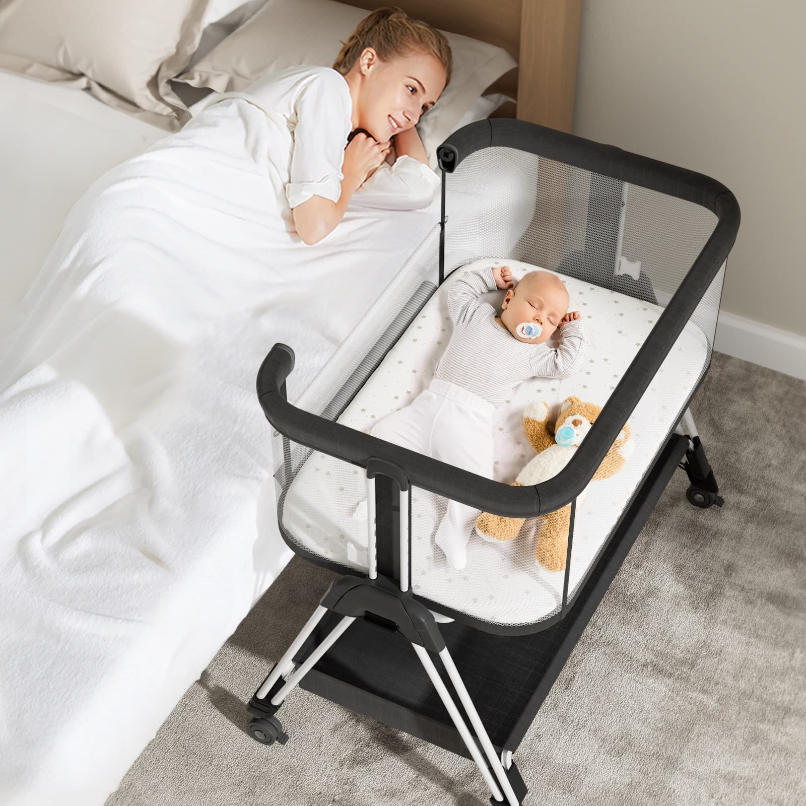 can baby sleep in bassinet if rolling over