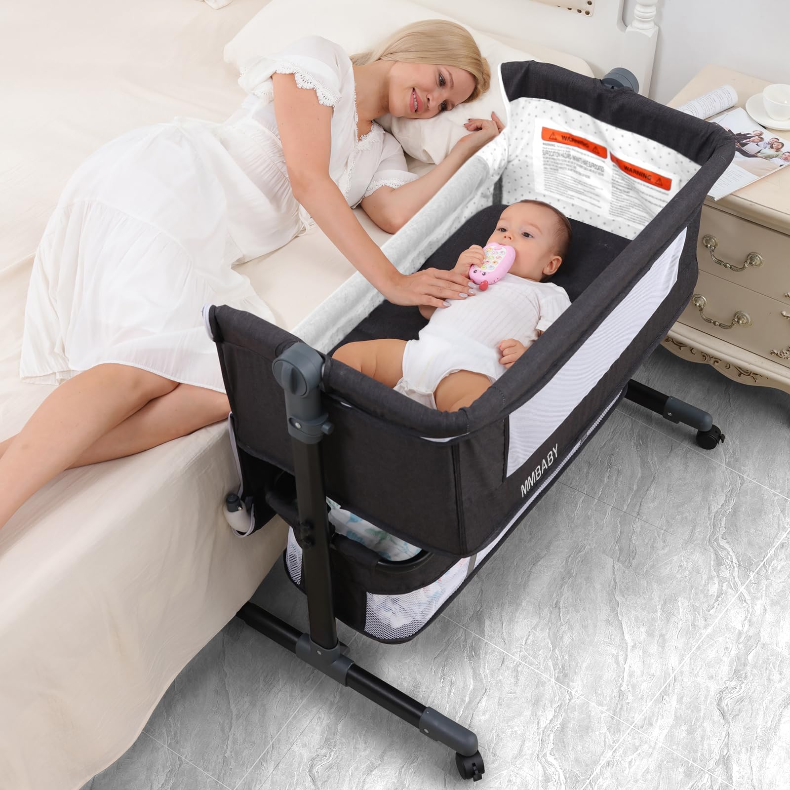 mika micky bassinet assembly