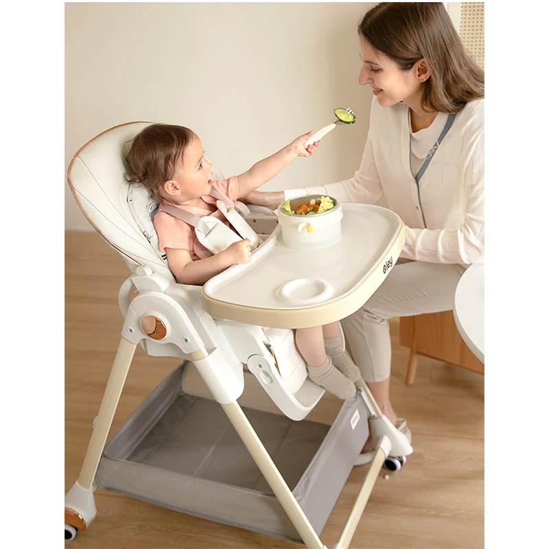 when can baby sit in high chair