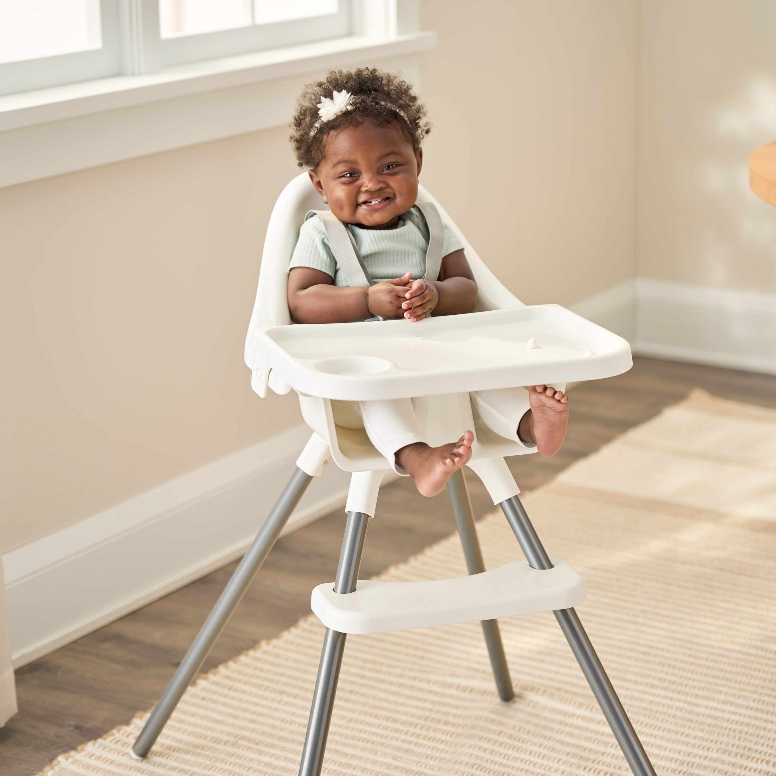 how long can a baby sit in a high chair