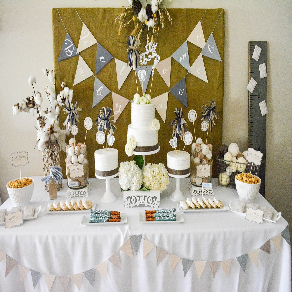 baby shower dessert table ideas