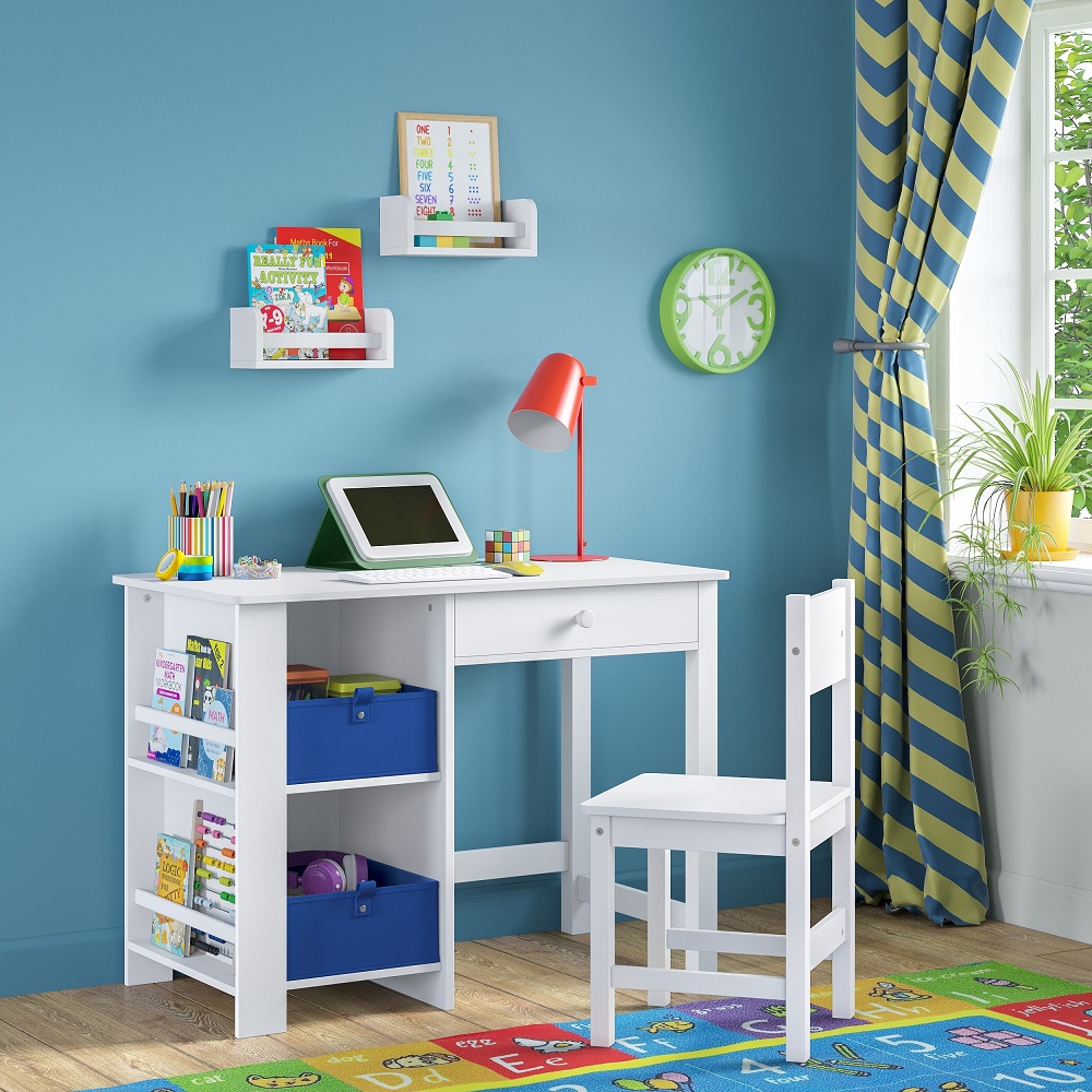 kids desk and chair set