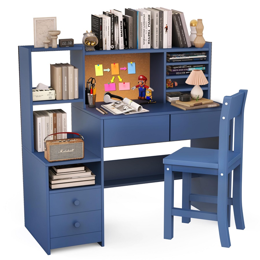 kids desk with drawers