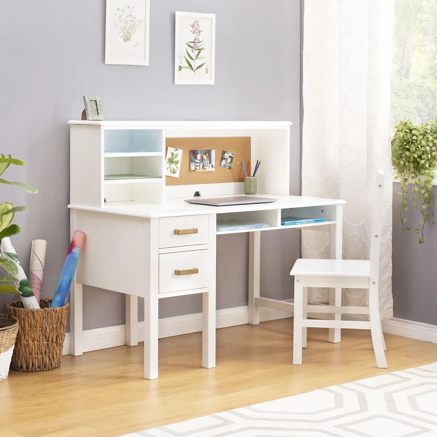 kids desk with drawers
