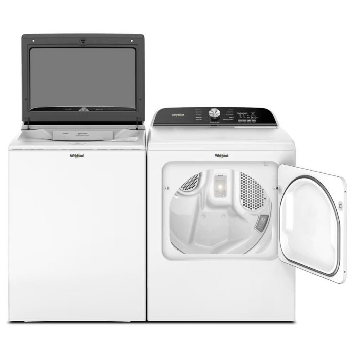 whirlpool washer with removable agitator